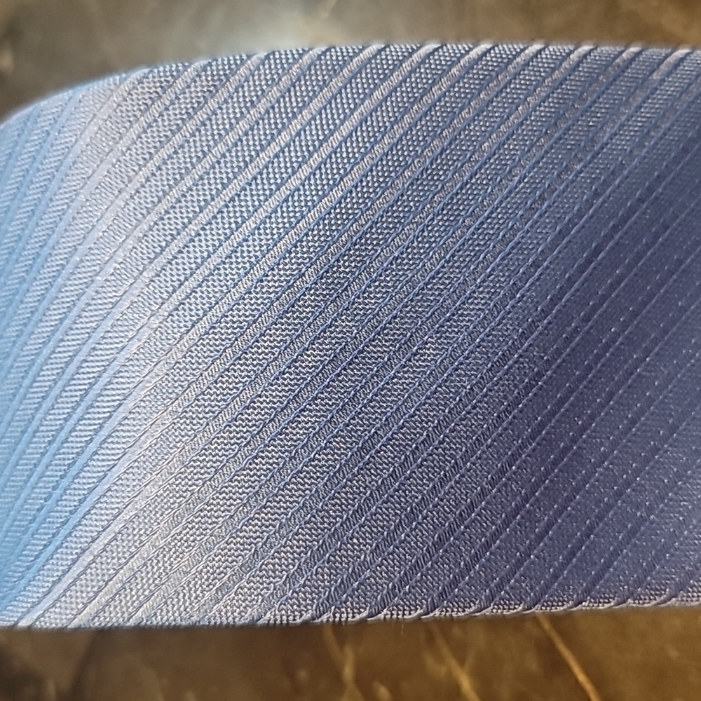 The Men's Store at Bloomingdale's Baby Blue Faint Striped Tie Exclusive 3.4" - Picture 5 of 7